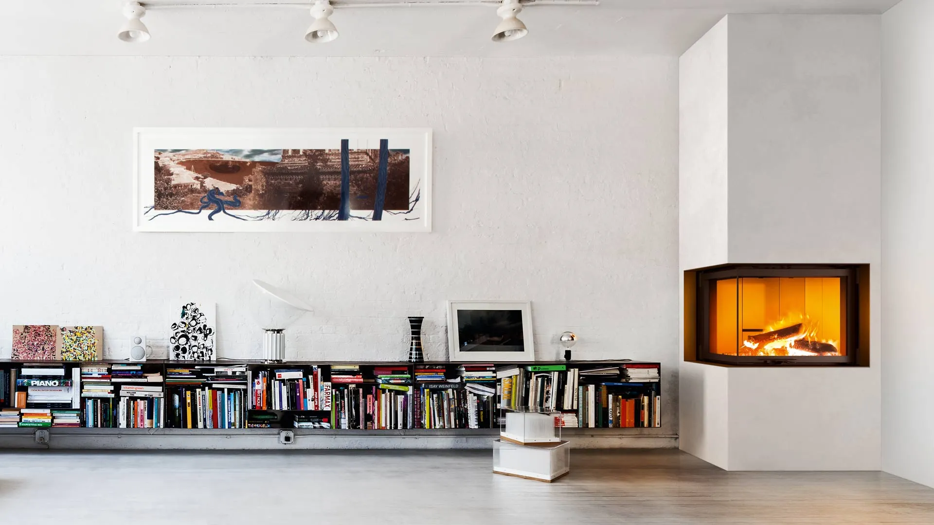 stufe a pellet di design moderno a bronte