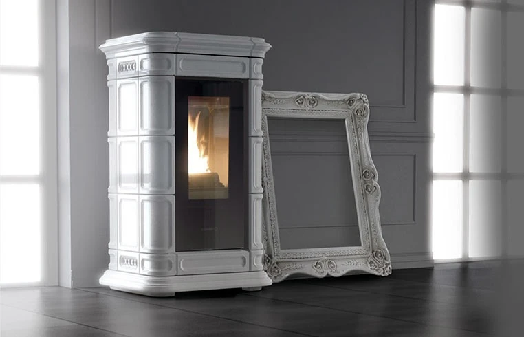 stufe a pellet moderne design